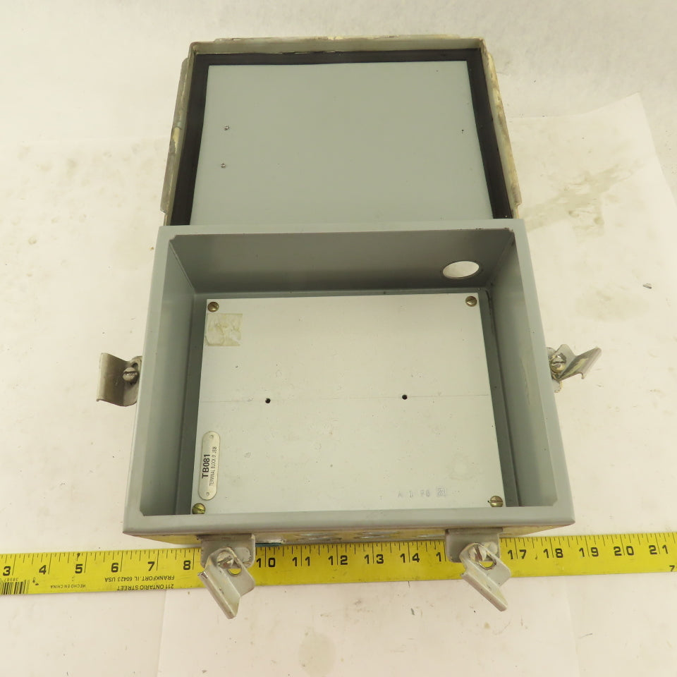10" x 8" x 4" Hinged Door Electrical Enclosure W/ Back Plate