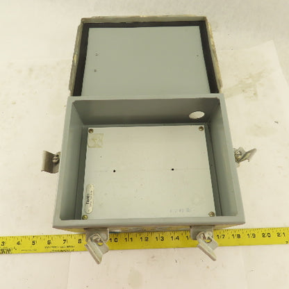10" x 8" x 4" Hinged Door Electrical Enclosure W/ Back Plate