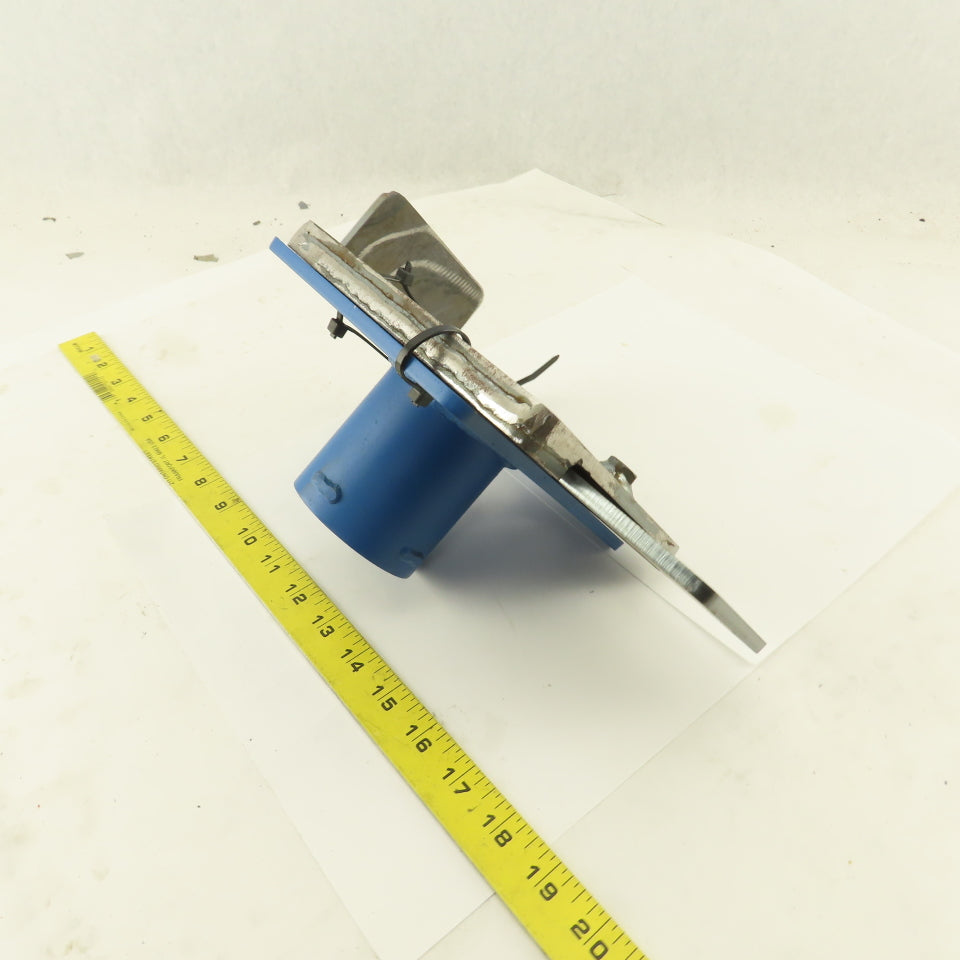Custom Fab 3" ID Hose Connector Heavy Duty Blast Gate 1/4" Steel