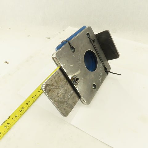 Custom Fab 3" ID Hose Connector Heavy Duty Blast Gate 1/4" Steel