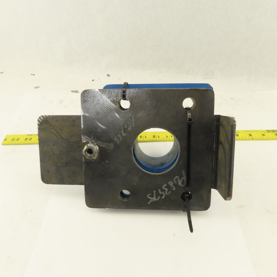 Custom Fab 3" ID Hose Connector Heavy Duty Blast Gate 1/4" Steel
