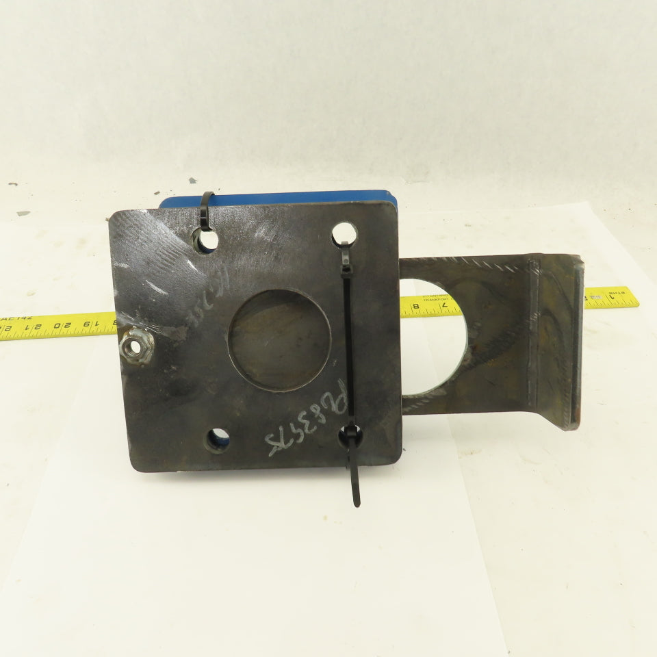 Custom Fab 3" ID Hose Connector Heavy Duty Blast Gate 1/4" Steel