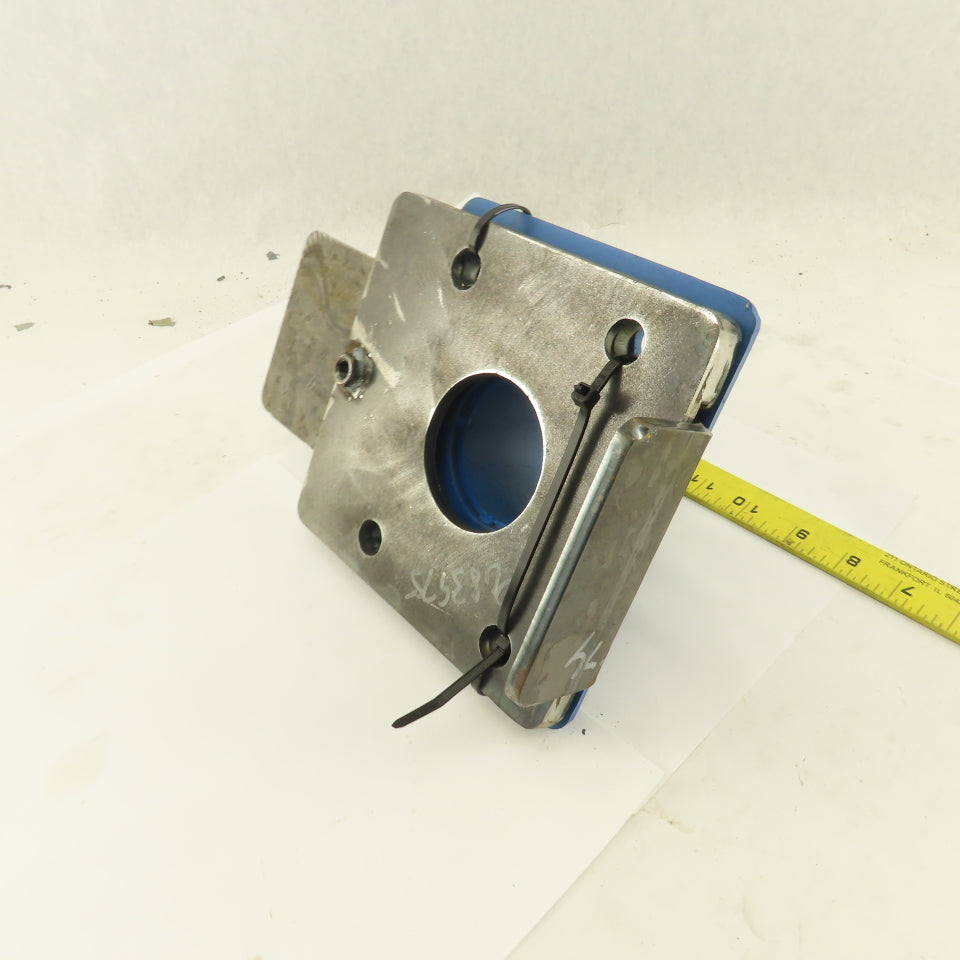 Custom Fab 3" ID Hose Connector Heavy Duty Blast Gate 1/4" Steel