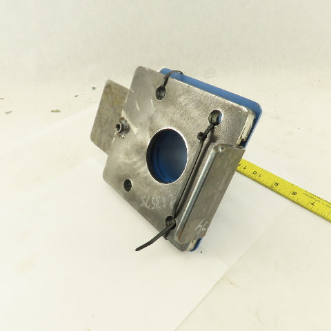 Custom Fab 3" ID Hose Connector Heavy Duty Blast Gate 1/4" Steel