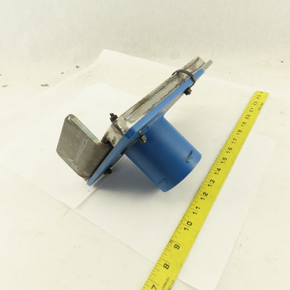Custom Fab 3" ID Hose Connector Heavy Duty Blast Gate 1/4" Steel