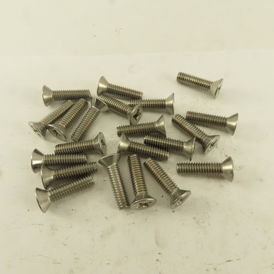5/16-18 x 1" Stainless Steel Phillips Flat Head Machine Screw Lot Of 20