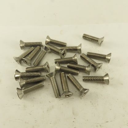 5/16-18 x 1" Stainless Steel Phillips Flat Head Machine Screw Lot Of 20