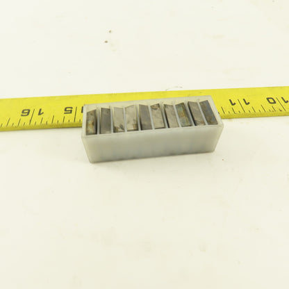 T&D Tool Inc. SPG633C2 Diamond Coated Indexing Tool Cutter Lot of 10