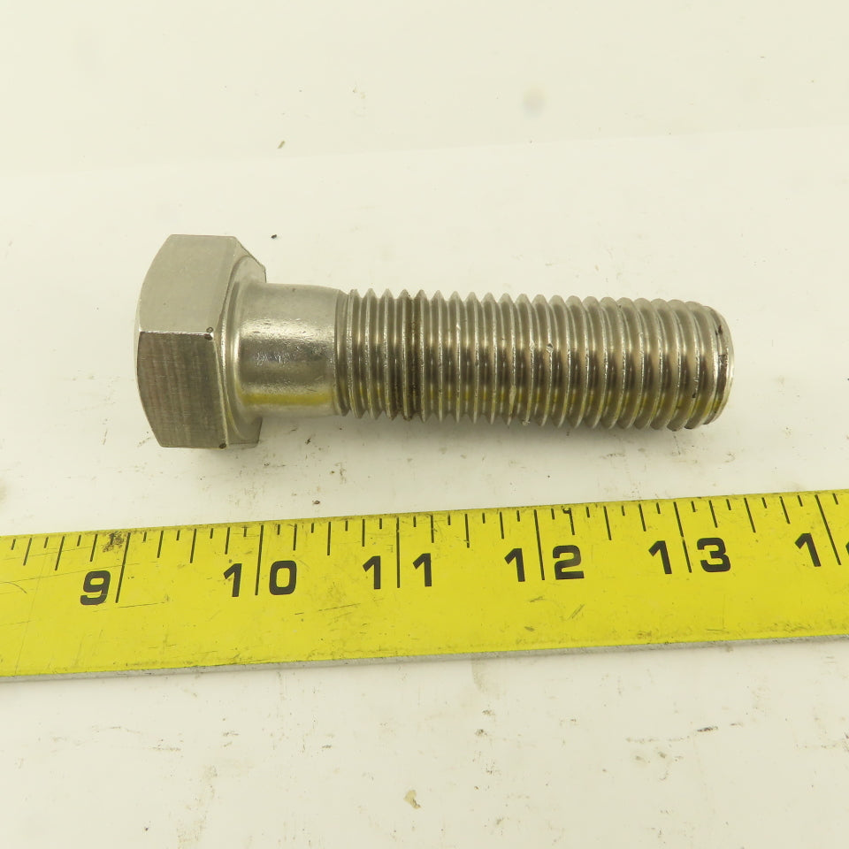 1"-8 x 3-1/2" Stainless Steel Hex Head Safety Wire Bolt
