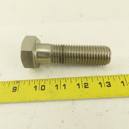 1"-8 x 3-1/2" Stainless Steel Hex Head Safety Wire Bolt