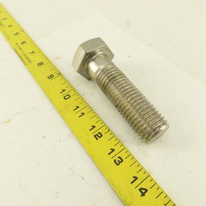 1"-8 x 3-1/2" Stainless Steel Hex Head Safety Wire Bolt