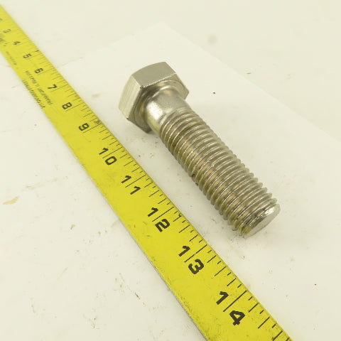 1"-8 x 3-1/2" Stainless Steel Hex Head Safety Wire Bolt