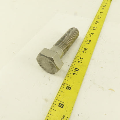 1"-8 x 3-1/2" Stainless Steel Hex Head Safety Wire Bolt