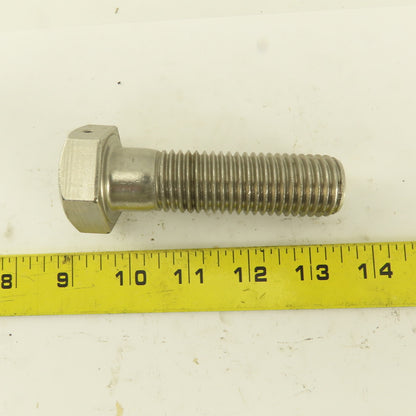 1"-8 x 3-1/2" Stainless Steel Hex Head Safety Wire Bolt