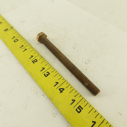 3/8-16 x 4" Silicone Bronze #651 Full Thread Hex Head Bolt