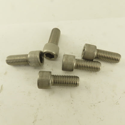 5/8-11 x 2" Stainless Steel Socket Head Cap Screw SHCS Lot Of 5