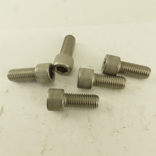 5/8-11 x 2" Stainless Steel Socket Head Cap Screw SHCS Lot Of 5