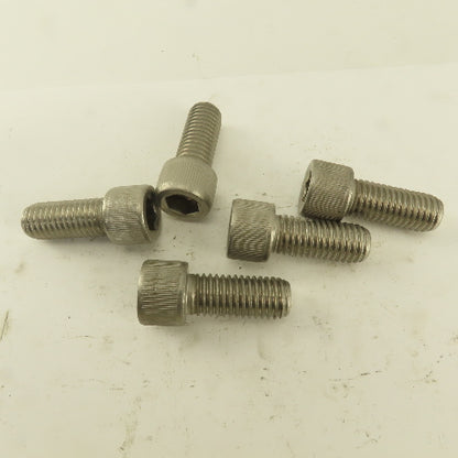 5/8-11 x 2" Stainless Steel Socket Head Cap Screw SHCS Lot Of 5
