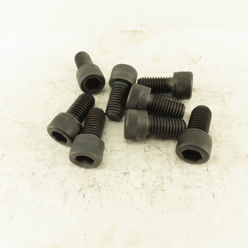 5/8-11 x 1-1/4" SHCS Socket Head Cap Screw Lot Of 8