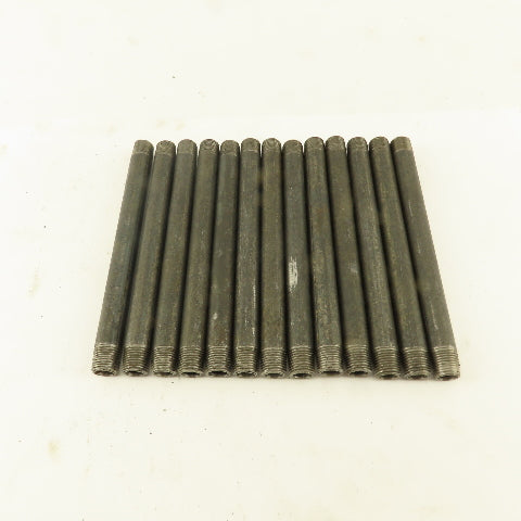 1/8" x 4-1/2" Schedule 40 Steel Welded Black Pipe Nipple Lot of 13