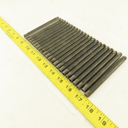 1/8" x 5" Schedule 40 Steel Welded Black Pipe Nipple Lot of 23