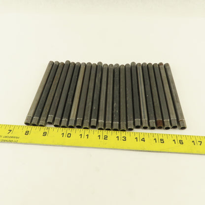 1/8" x 5-1/2" Schedule 40 Steel Welded Black Pipe Nipple Lot of 22