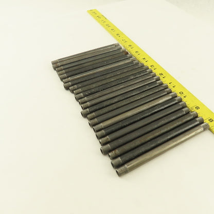 1/8" x 5-1/2" Schedule 40 Steel Welded Black Pipe Nipple Lot of 22