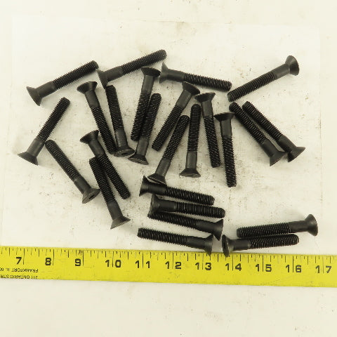 3/8-16 x 2-1/4" Flat Socket Head Cap Screw Lot Of 24