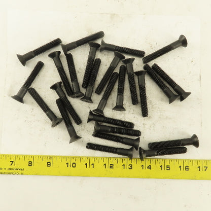 3/8-16 x 2-1/4" Flat Socket Head Cap Screw Lot Of 24