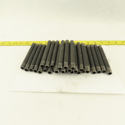 1/4" x 5" Schedule 40 Steel Welded Black Pipe Nipple Lot of 30