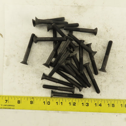 3/8-16 x 3" Flat Socket Head Cap Screw Lot Of 25