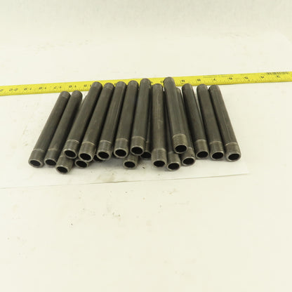 3/8" x 5-1/2" Schedule 40 Steel Welded Black Pipe Nipple Lot of 20