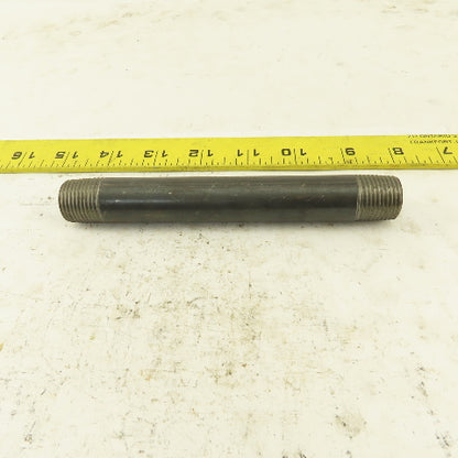 1/2" x 6" Schedule 40 Steel Welded Black Pipe Nipple Lot of 12
