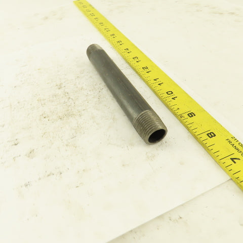 1/2" x 6" Schedule 40 Steel Welded Black Pipe Nipple Lot of 12