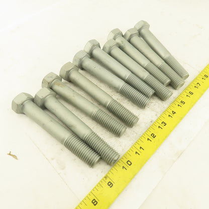 3/4-10 x 5" Grade 9 Hex Head Bolt 1-3/4" Thread Length Lot Of 10