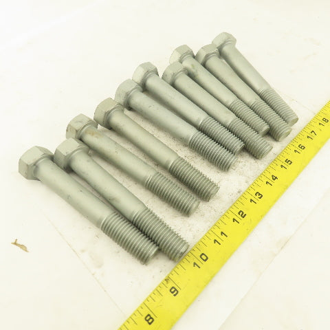 3/4-10 x 5" Grade 9 Hex Head Bolt 1-3/4" Thread Length Lot Of 10