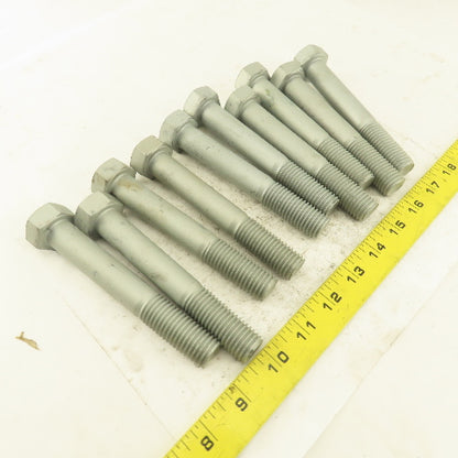 3/4-10 x 5" Grade 9 Hex Head Bolt 1-3/4" Thread Length Lot Of 10