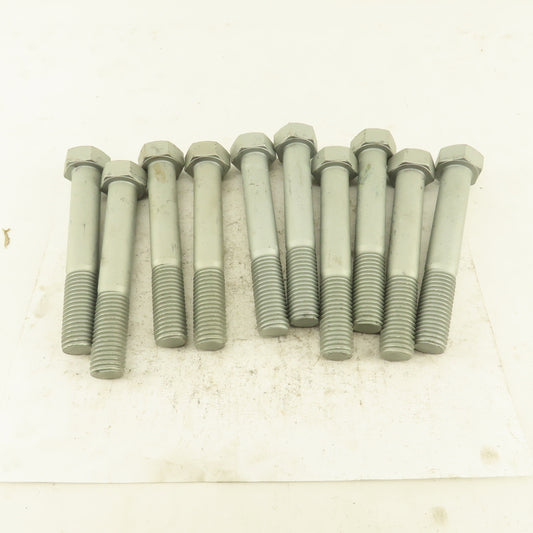 3/4-10 x 5" Grade 9 Hex Head Bolt 1-3/4" Thread Length Lot Of 10