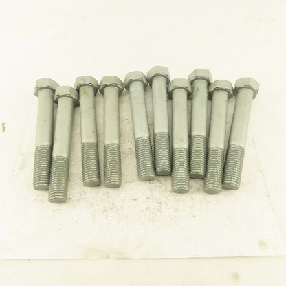 3/4-10 x 5" Grade 9 Hex Head Bolt 1-3/4" Thread Length Lot Of 10