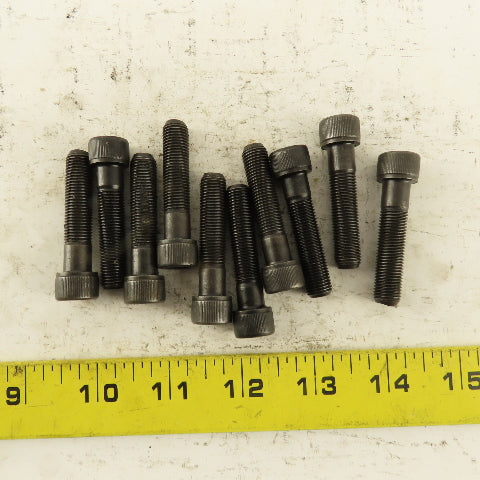 3/8-24 x 1-3/4" SHCS Socket Head Cap Screw Lot Of 10