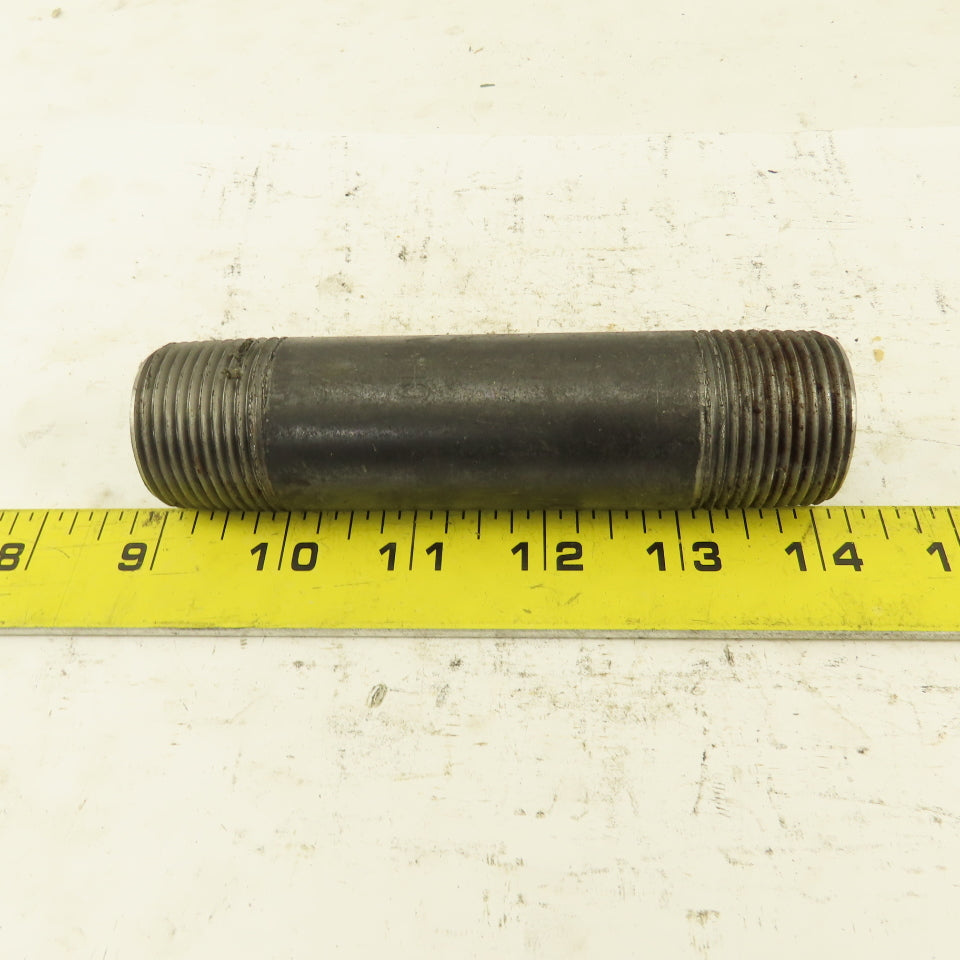 1" NPT Black Iron Pipe Nipple Mixed Lengths 5" 5-1/2" & 6" Lot/17