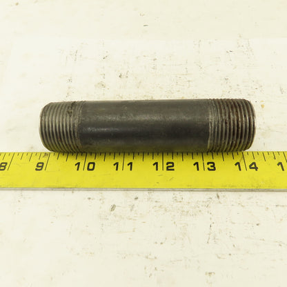 1" NPT Black Iron Pipe Nipple Mixed Lengths 5" 5-1/2" & 6" Lot/17