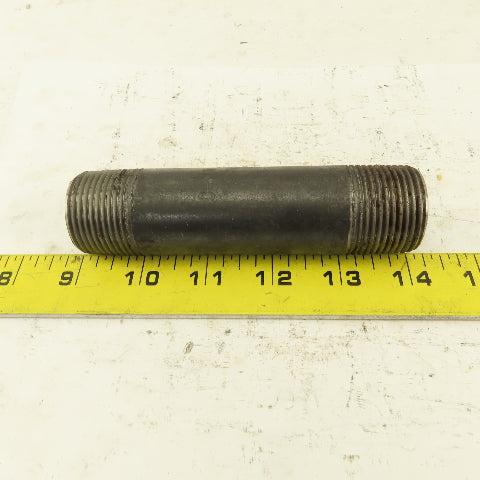 1" NPT Black Iron Pipe Nipple Mixed Lengths 5" 5-1/2" & 6" Lot/17