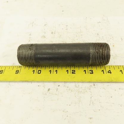 1" NPT Black Iron Pipe Nipple Mixed Lengths 5" 5-1/2" & 6" Lot/17