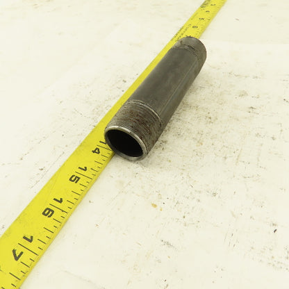 1" NPT Black Iron Pipe Nipple Mixed Lengths 5" 5-1/2" & 6" Lot/17