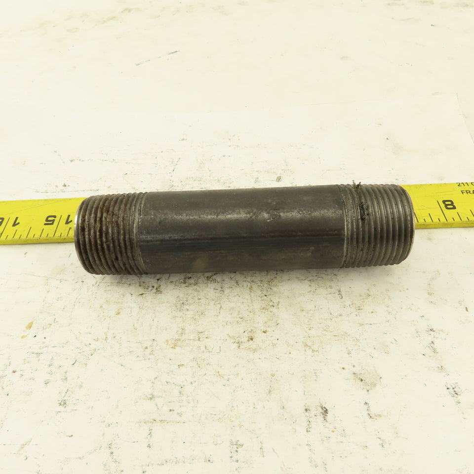 1" NPT Black Iron Pipe Nipple Mixed Lengths 5" 5-1/2" & 6" Lot/17