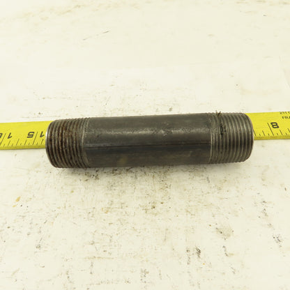 1" NPT Black Iron Pipe Nipple Mixed Lengths 5" 5-1/2" & 6" Lot/17