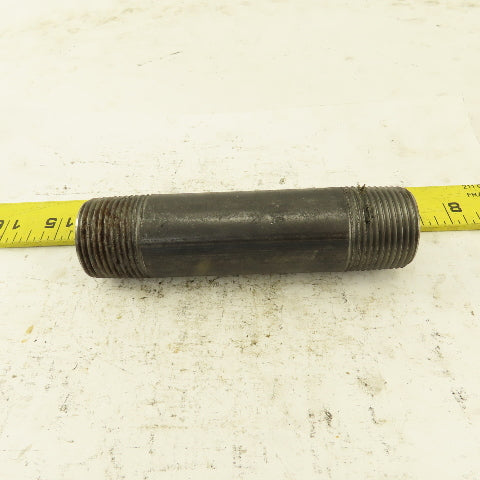 1" NPT Black Iron Pipe Nipple Mixed Lengths 5" 5-1/2" & 6" Lot/17