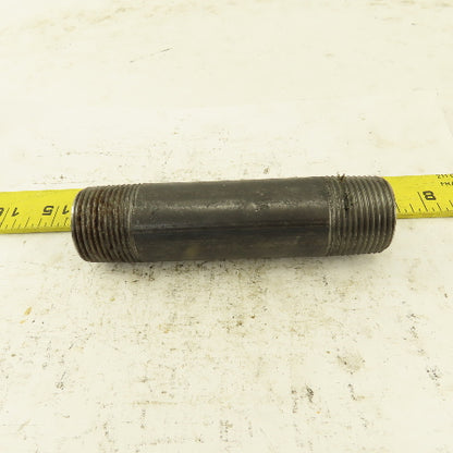 1" NPT Black Iron Pipe Nipple Mixed Lengths 5" 5-1/2" & 6" Lot/17