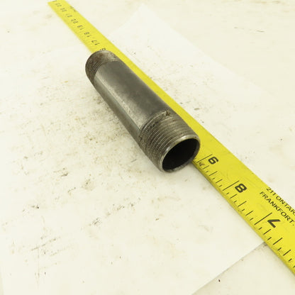 1" NPT Black Iron Pipe Nipple Mixed Lengths 5" 5-1/2" & 6" Lot/17